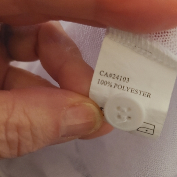 RED CORAL White Sheer Full Zip Beach Cover Up With Hood Size Large - Picture 6 of 6